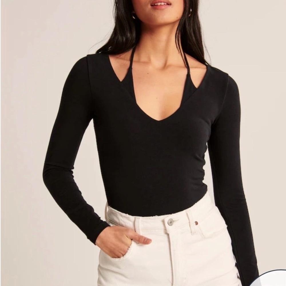 Abercrombie & Fitch 	
Women's Multiway Cotton Seamless Fabric Bodysuit